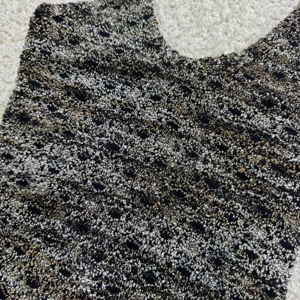 Vintage‎ 1990's Y2K 579 Textured Stretch Halter Top XS NWT made in USA - Picture 3 of 7